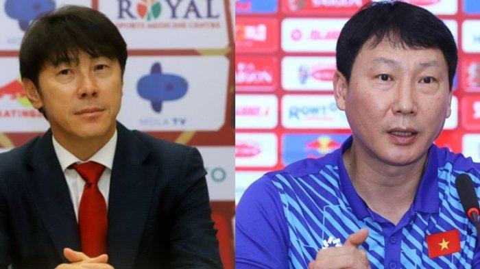 Media Korea Sorot Duel Shin Tae Yong vs Kim Sang Sik AFF 2024